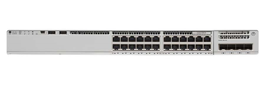 C9200L-24T-4X-E Switch Cisco Catalyst 9200L 24 Port Data, 4x10G uplink, Network 