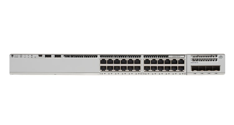 C9200L-24T-4X-E Switch Cisco Catalyst 9200L 24 Port Data, 4x10G uplink, Network 
