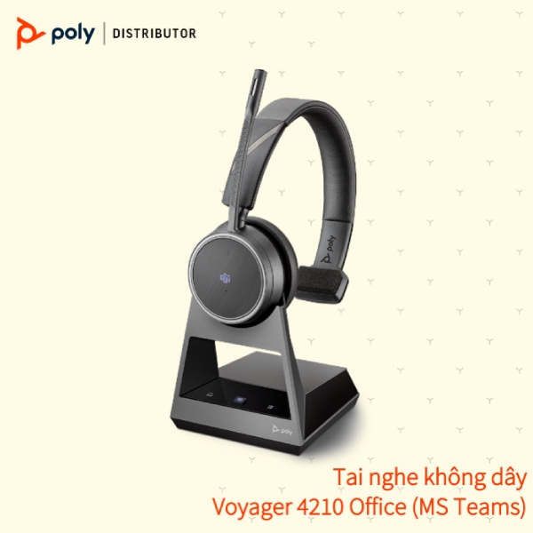 Tai nghe không dây Poly Voyager 4210 Office