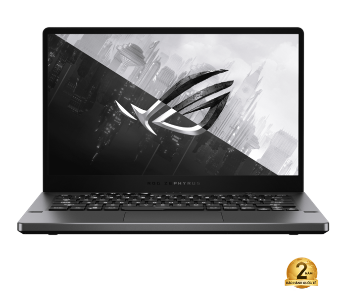 Laptop Asus ROG Zephyrus G14 GA401QC-HZ133T (Ryzen 9-5900HS | 16GB | 512GB | RTX 3050 4GB | 14.0 inch FHD | Win 10 | Xám)