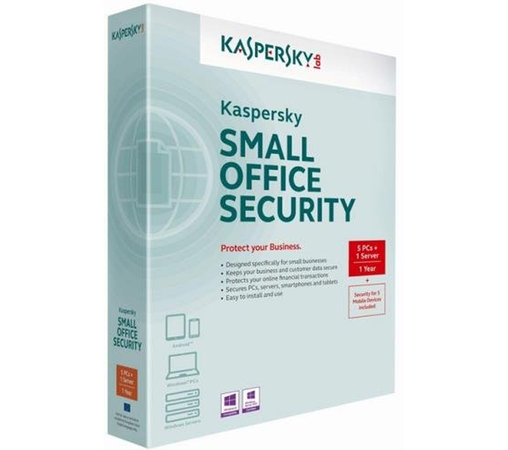 Phần Mềm Kaspersky Small Office Security KOS 5 (1Server + 5PCs)