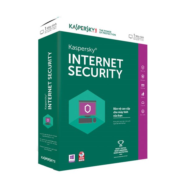 Phần Mềm Kaspersky Internet Security 1U