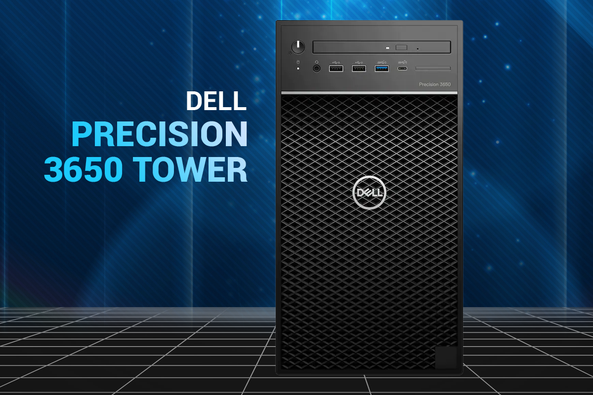 Máy tính trạm Dell Workstation Dell Precision 3650 - 42PT3650D26 (Xeon W-1350/ 16GB (2x8GB)/ 1TB/ Nvidia T400 4GB/ 3Yr)