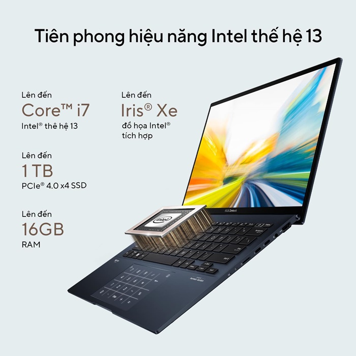 Laptop Asus Zenbook 14 OLED UX3402VA-KM203W 90NB10G6-M00970 (Intel Core I5-1340P | 16GB | 512GB | Intel Iris Xe | 14 inch OLED WQXGA+ | Win 11 | Bạc)
