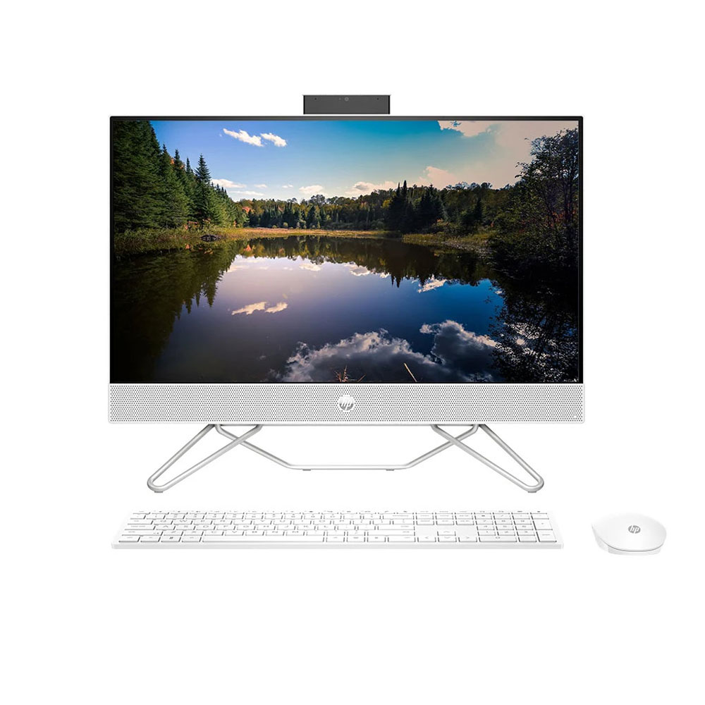 Máy tính để bàn HP AIO 24-cb1025d 7H3Z5PA (Intel Core i5-1235U | 8 GB | 512 GB | Intel Iris Xe | 23.8 inch FHD | Win 11 | Trắng