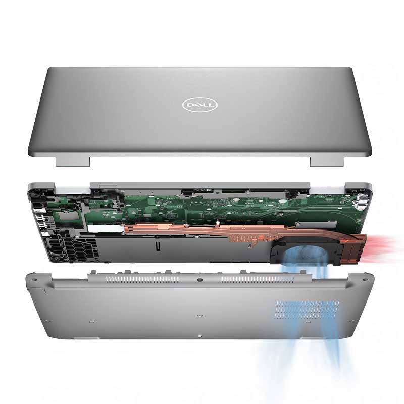 Laptop Dell Latitude 5530 71004112 (Intel Core i5-1235U | 8GB | 256GB | Intel Iris Xe | 15.6 inch FHD | Ubuntu | Xám)