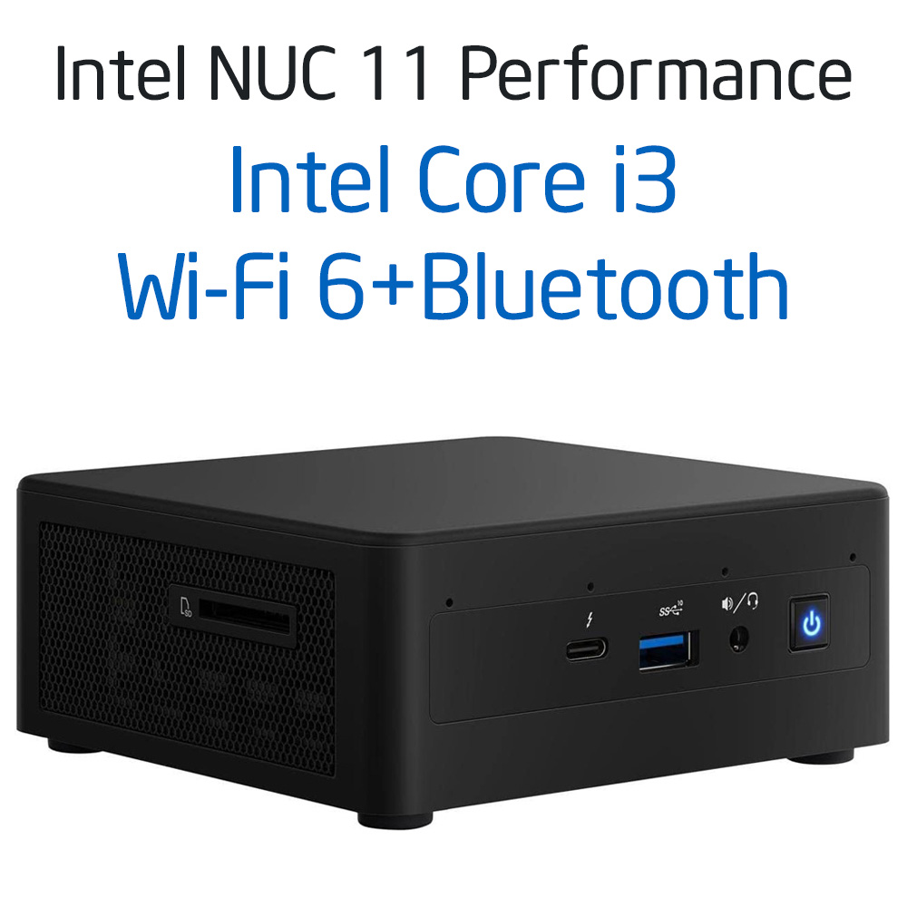 PC Intel NUC 11 Performance L6 RNUC11PAHI30Z00 - RNUC11PAHI30Z0099AW96 (i3-1115G4/Intel Core UHD Graphics/Wi-Fi 6+Bluetooth)