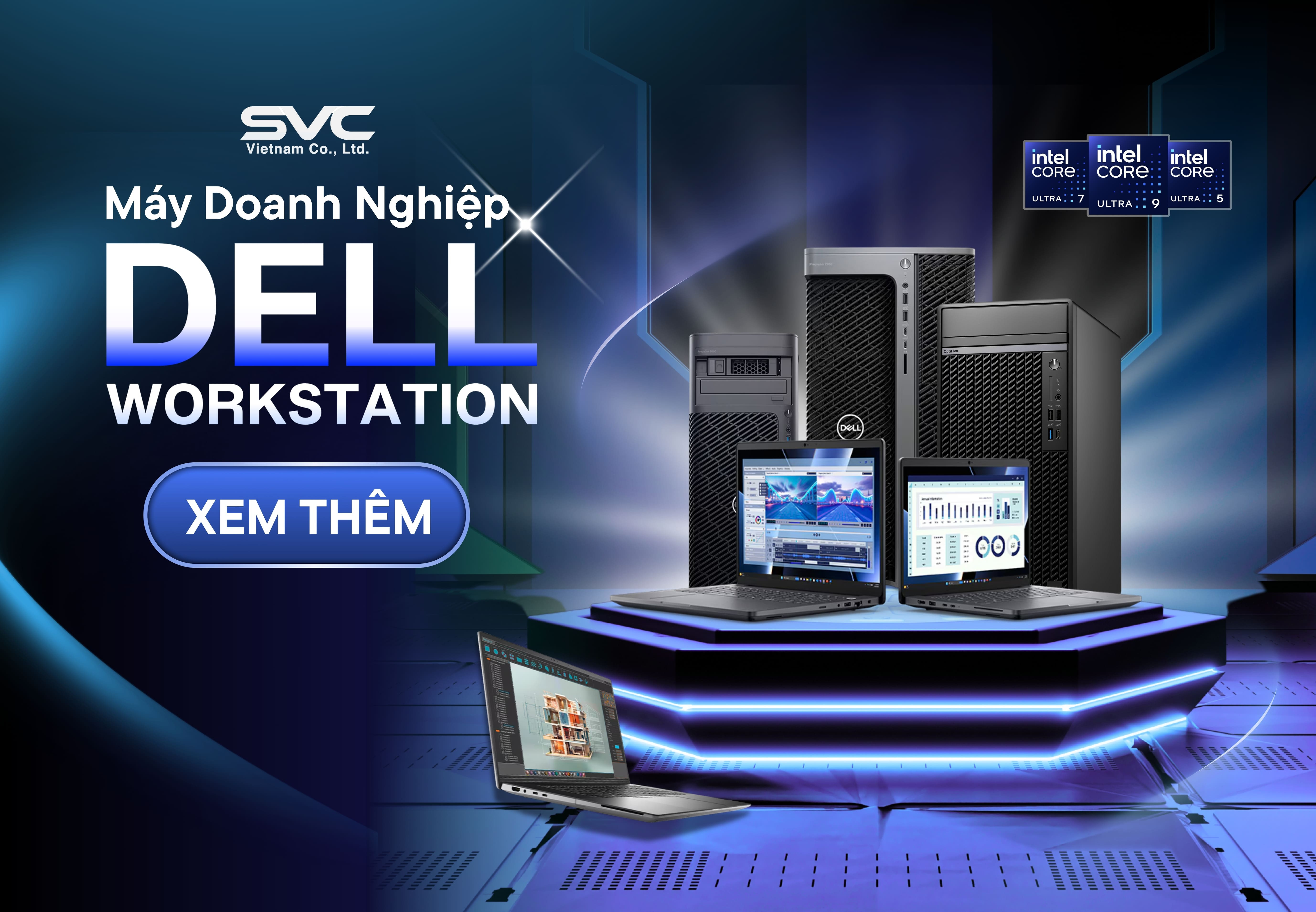 Banner Dell workstation PC