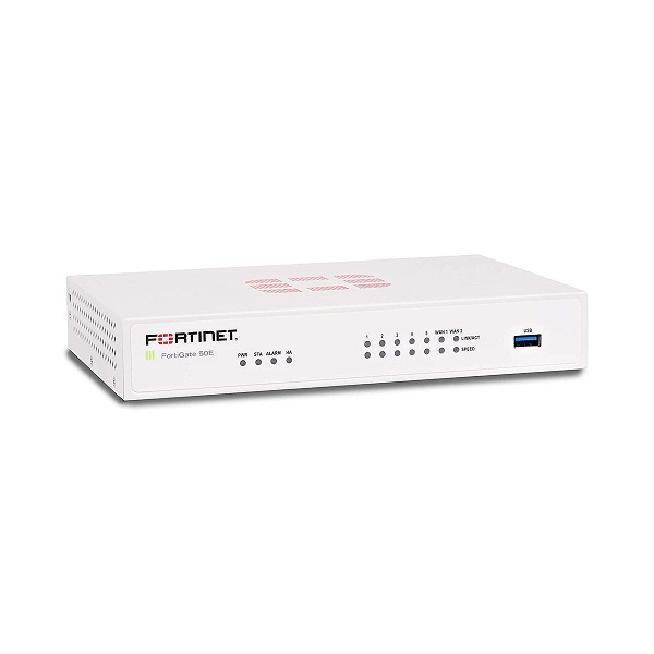 FG-50E Firewall Fortinet FortiGate 50E 2x WAN ports, 5x Switch ports