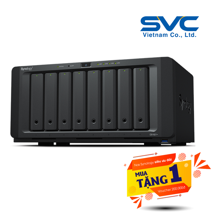 Thiết bị lưu trữ NAS Synology DS1821+