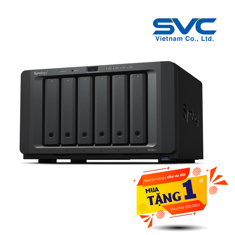 Thiết bị lưu trữ NAS Synology DS1621+