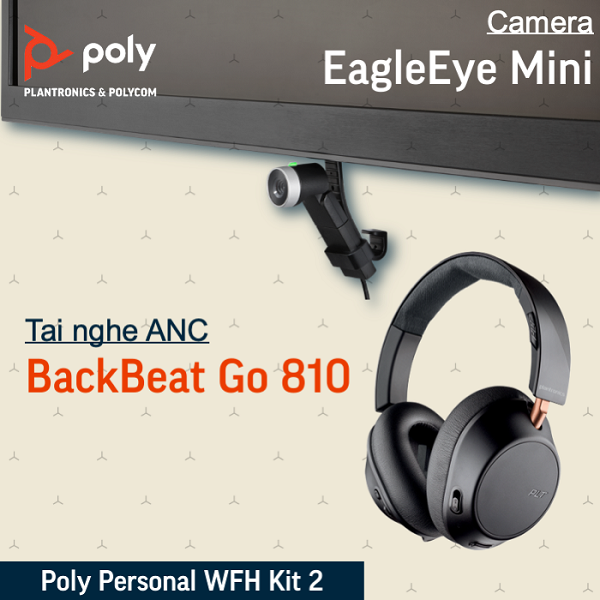 Họp cá nhân Poly EagleEye Mini + BackBeat GO 810