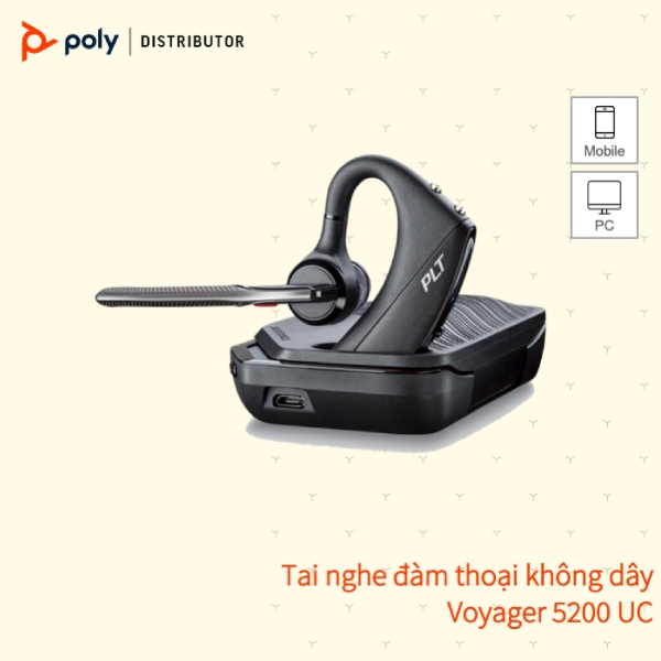 Tai nghe không dây Poly Voyager 5200 UC