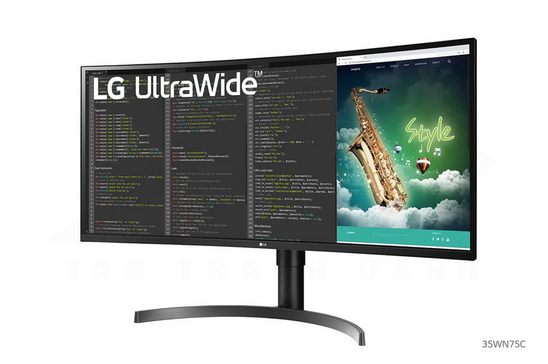 Màn hình máy tính LG 35WN75C-B 35 inch UltraWide™ QHD HDR VA 100Hz (Cong)