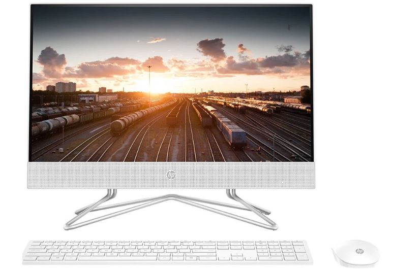 Máy tính để bàn HP All In One 22-df1022d 4B6E0PA (i3-1125G4/4GB/256GB SSD/21.5"/Win10) -Trắng