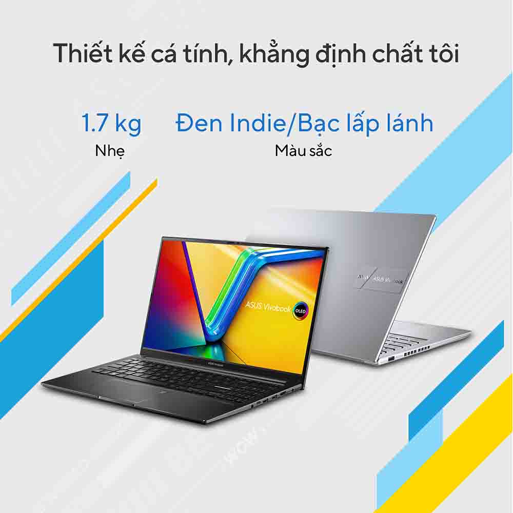 Laptop Asus Vivobook 15 OLED A1505VA-L1114W (Core i5-13500H | 16GB | 512GB | Iris Xe Graphics | 15.6inch FHD | Windows 11 SL | Đen)