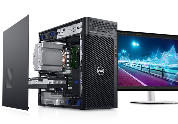 Máy tính trạm Workstation Dell Precision 3660 Tower (i7-12700 |16GB(2x8GB) DDR5 | SSD 512GB | NVIDIA T400 | DVDRW | 500W | KB_M | DOS | 3Yr) _DELSTPD0000000002