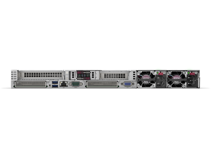 Máy chủ HPE ProLiant DL360 Gen11 8SFF NC CTO Sever, Intel Xeon-S 4410Y, 32GB RAM, MR408i-o, 1G 4p BASE-T, 800W PS, OV, Rail Kit_P52499-B21