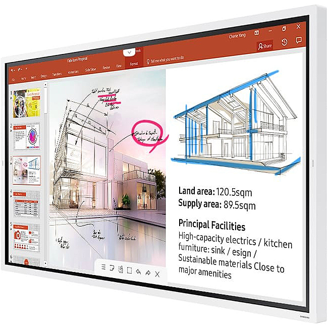 Màn Hình Tương Tác Samsung Flip 65 inch (LH65WMRWBGCXXV)