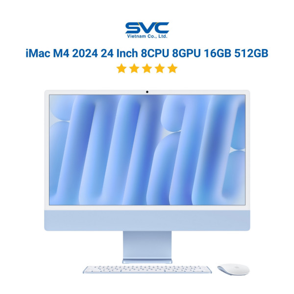 iMac M4 2024 24 inch 8CPU 8GPU 16GB 512GB