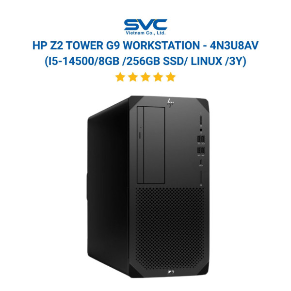Máy trạm HP Workstation Z2 G9 Tower 4N3U8AV (Core i5 12600K/ 8GB/ 256GB/ Intel® UHD Graphics 770/ Linux®ready)