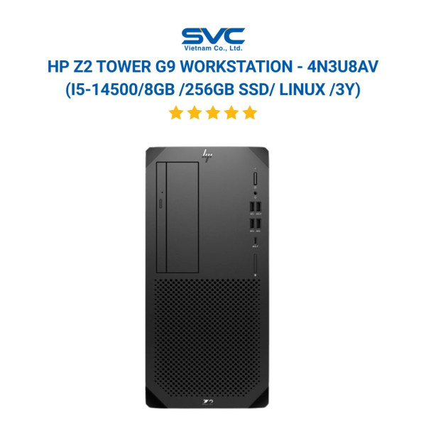 Máy trạm HP Workstation Z2 G9 Tower 4N3U8AV (Core i5 12600K/ 8GB/ 256GB/ Intel® UHD Graphics 770/ Linux®ready)