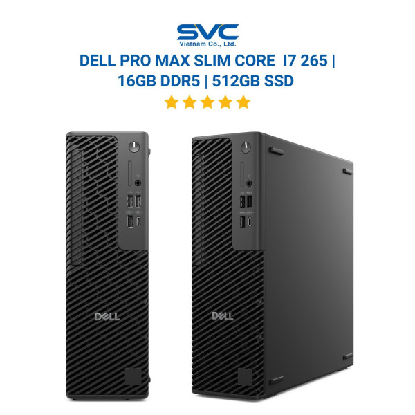 Dell Pro Max Slim Desktop Intel Core Ultra 7 265 | NVIDIA RTX A1000 | 16GB DDR5 | 512GB SSD | Windows 11 Pro