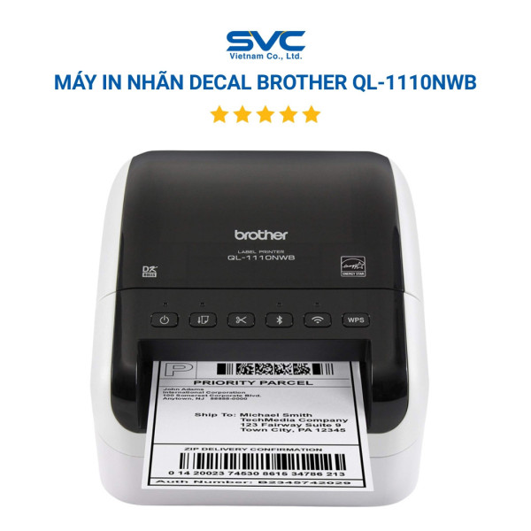 Máy In Nhãn Decal BROTHER QL-1110NWB