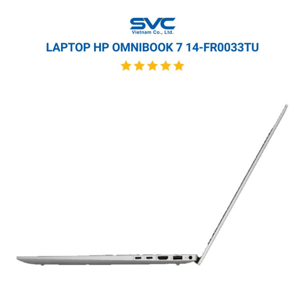 Laptop HP OmniBook 7 14-FR0033TU C1MN2PA (Ultra 5 225U/ 16GB/ 512GB SSD/ 14 inch WUXGA/ Win 11/ Office/ Bạc)