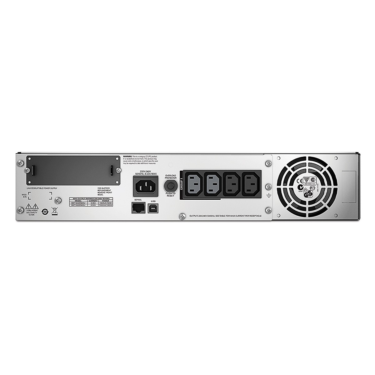 Bộ lưu điện APC Smart-UPS 2200VA LCD RM 2U 230V -SMT2200IC