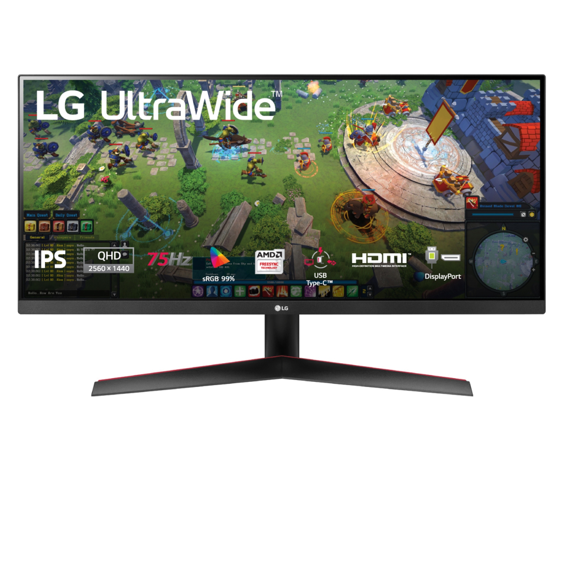 Màn hình máy tính LG 29WP60G-B 29 inch UltraWide FHD HDR IPS USB Type C