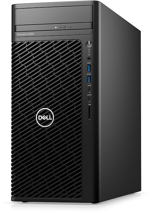 Máy tính trạm Workstation Dell Precision 3660 Tower (i7-12700 |16GB(2x8GB) DDR5 | SSD 512GB | NVIDIA T400 | DVDRW | 500W | KB_M | DOS | 3Yr) _DELSTPD0000000002