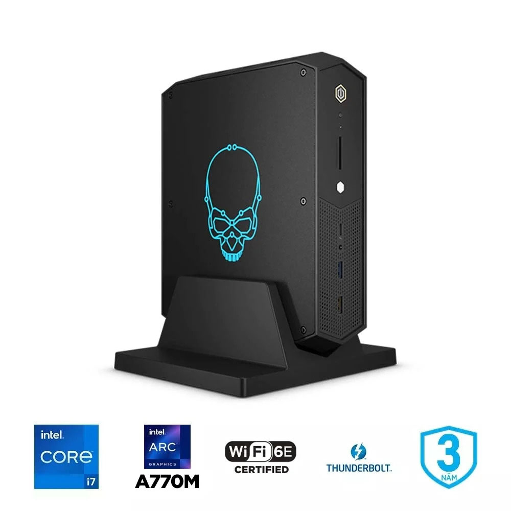 PC Intel NUC 12 Enthusiast NUC12SNKi72 (MB-RNUC12SNKI72000) (i7-12700H/Intel ARC A770M Graphics/Wi-Fi 6+Bluetooth)