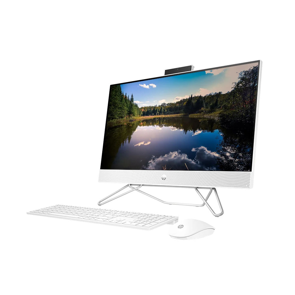 Máy tính để bàn HP AIO 24-cb1025d 7H3Z5PA (Intel Core i5-1235U | 8 GB | 512 GB | Intel Iris Xe | 23.8 inch FHD | Win 11 | Trắng