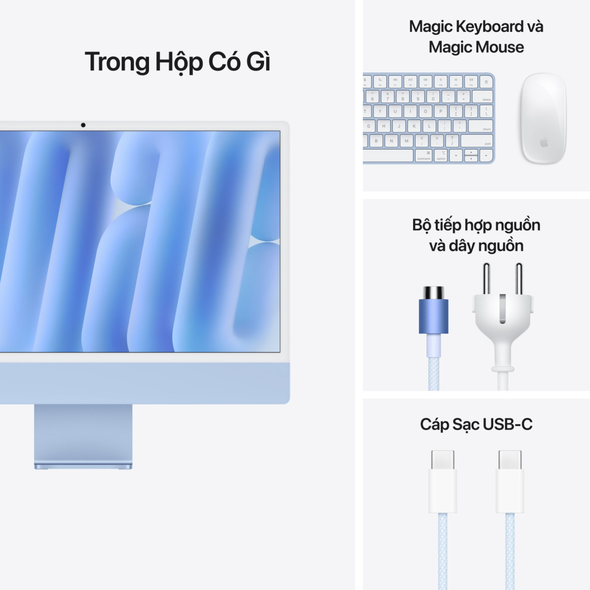 iMac M4 2024 24 inch 8CPU 8GPU 16GB 512GB