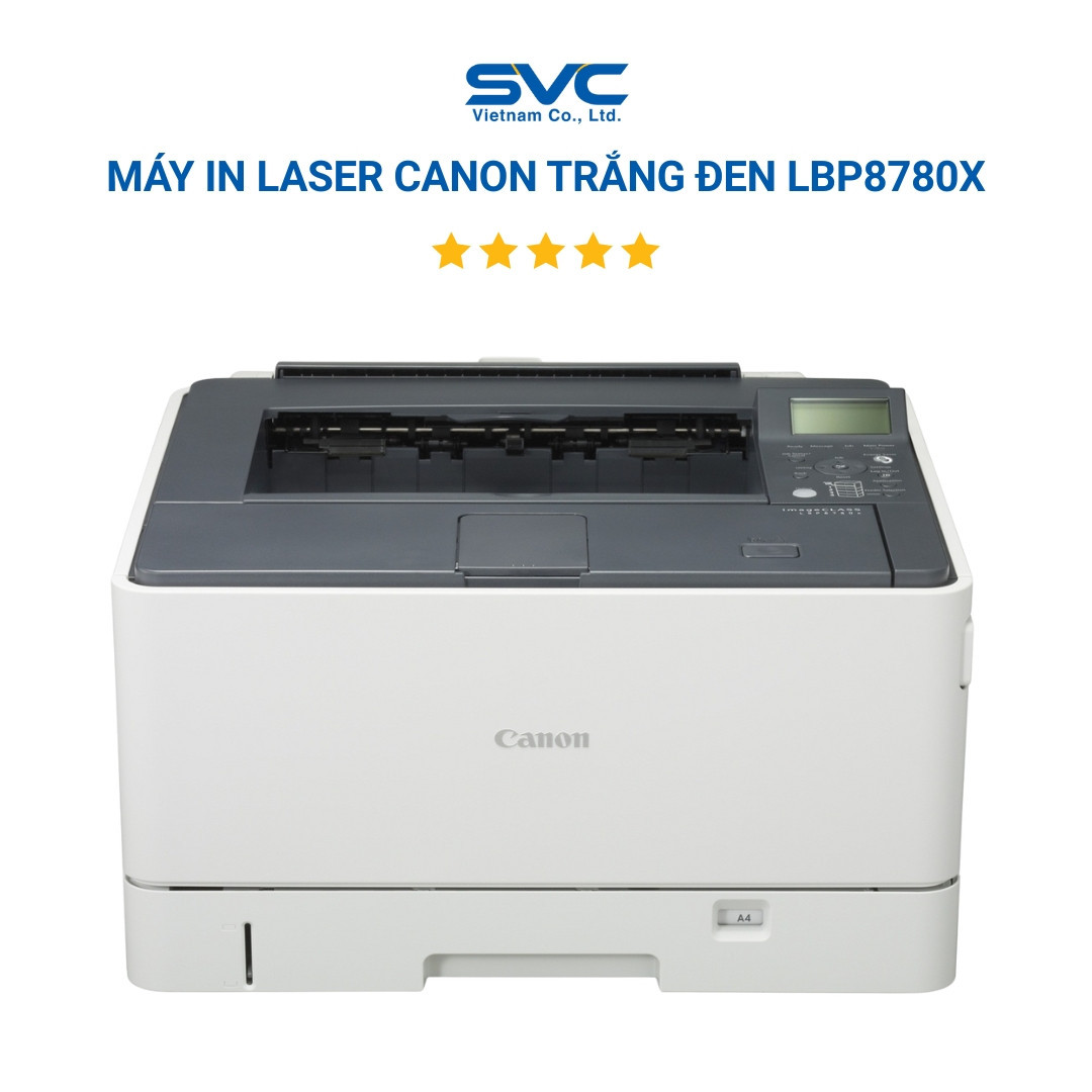 Máy In Laser Canon Trắng Đen LBP8780x